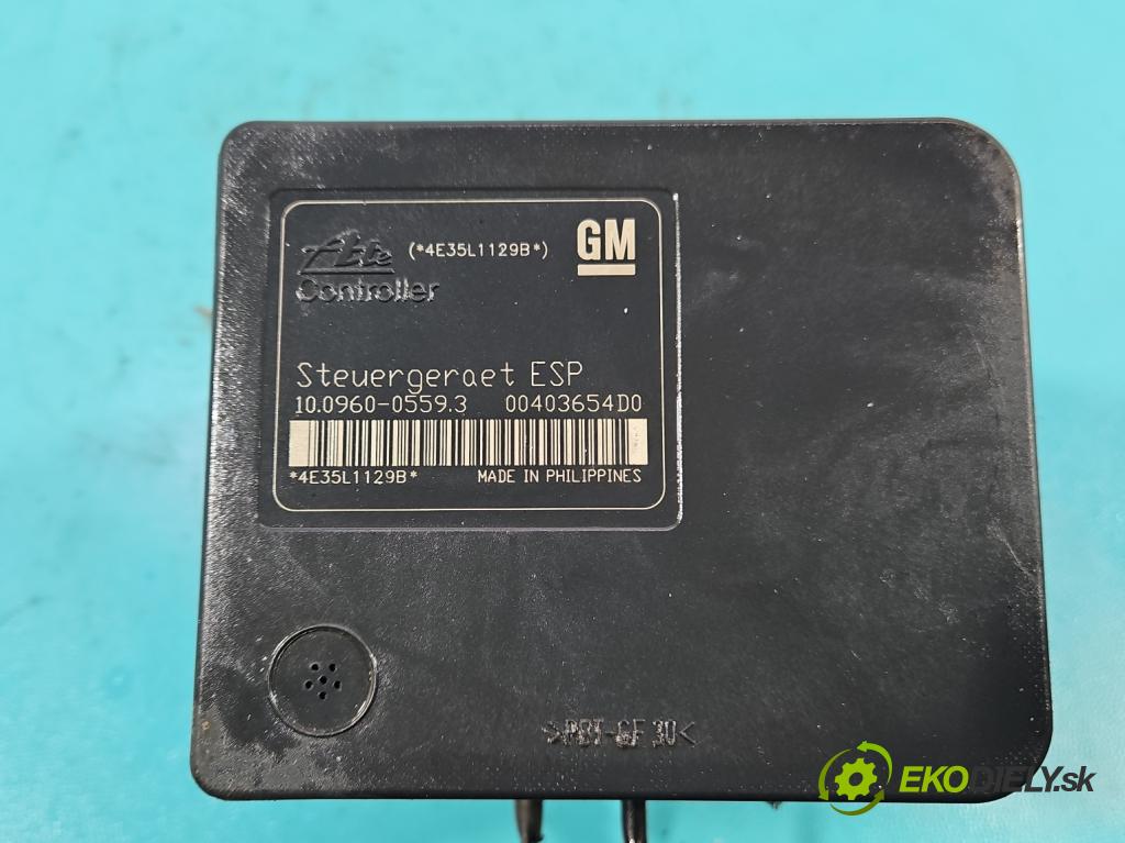 Opel Zafira B 2005-2014 1.8 16V 140 HP manual 103 kW 1796 cm3 5- čerpadlo abs 10.0206-0248.4 (Pumpy ABS)