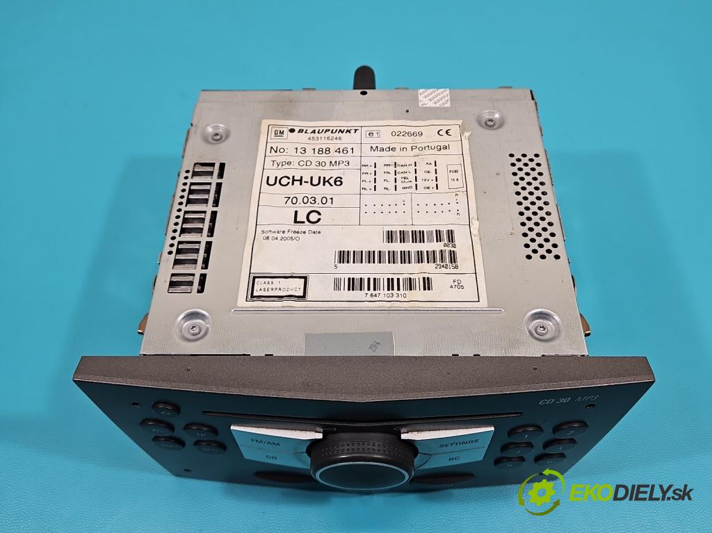 Opel Zafira B 2005-2014 1.8 16V 140 HP manual 103 kW 1796 cm3 5- Radio originál 13188461
