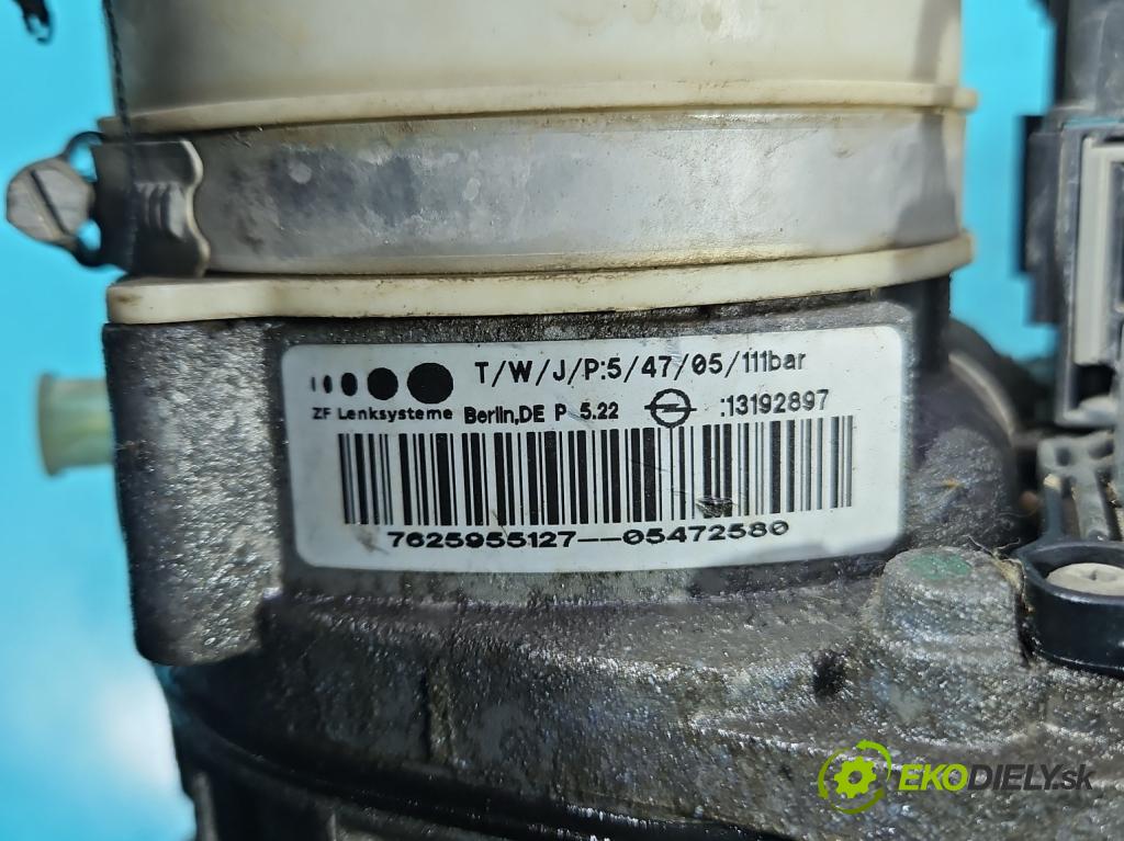 Opel Zafira B 2005-2014 1.8 16V 140 HP manual 103 kW 1796 cm3 5- čerpadlo posilovač 13192897 (Servočerpadlá, pumpy riadenia)
