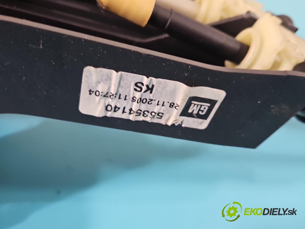 Opel Zafira B 2005-2014 1.8 16V 140 HP manual 103 kW 1796 cm3 5- Páka: Změny: stupeň,rýchlosť  (Rýchlostné páky / kulisy)