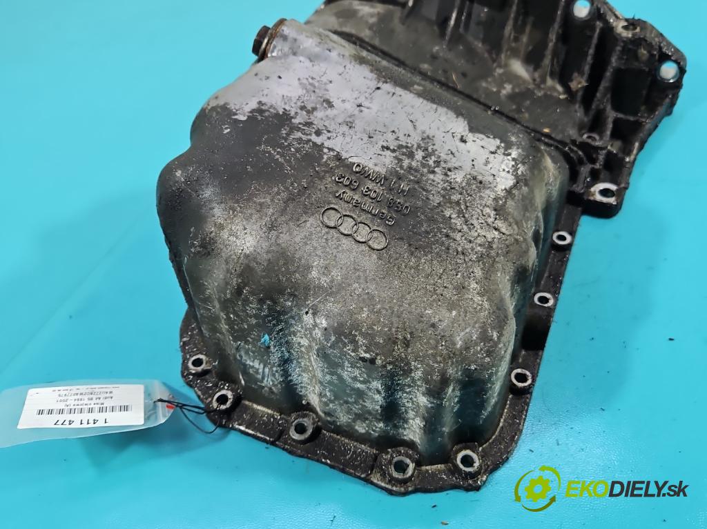 Audi A4 B5 1994-2001 1.8 20v 125 HP manual 92 kW 1781 cm3 4- vaňa olejová 058103603 (Olejová vaňa)