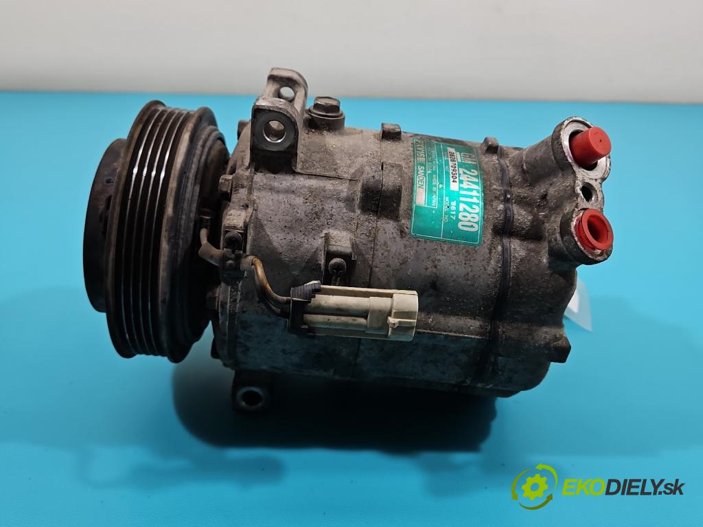 Saab 9-3 II 2002-2012 2.0 16V T 150 HP manual 110 kW 1998 cm3 4- Kompresor: klimatizácie 24411280 (Kompresory klimatizácie)