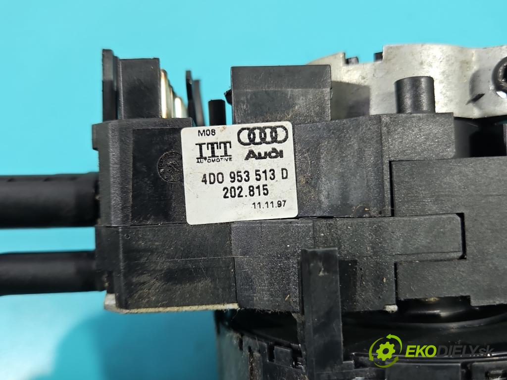 Audi A4 B5 1994-2001 1.8 20v 125 HP manual 92 kW 1781 cm3 4- prepínač komplex: 4D0953513D (Prepínače, spínače, tlačidlá a ovládače kúrenia)