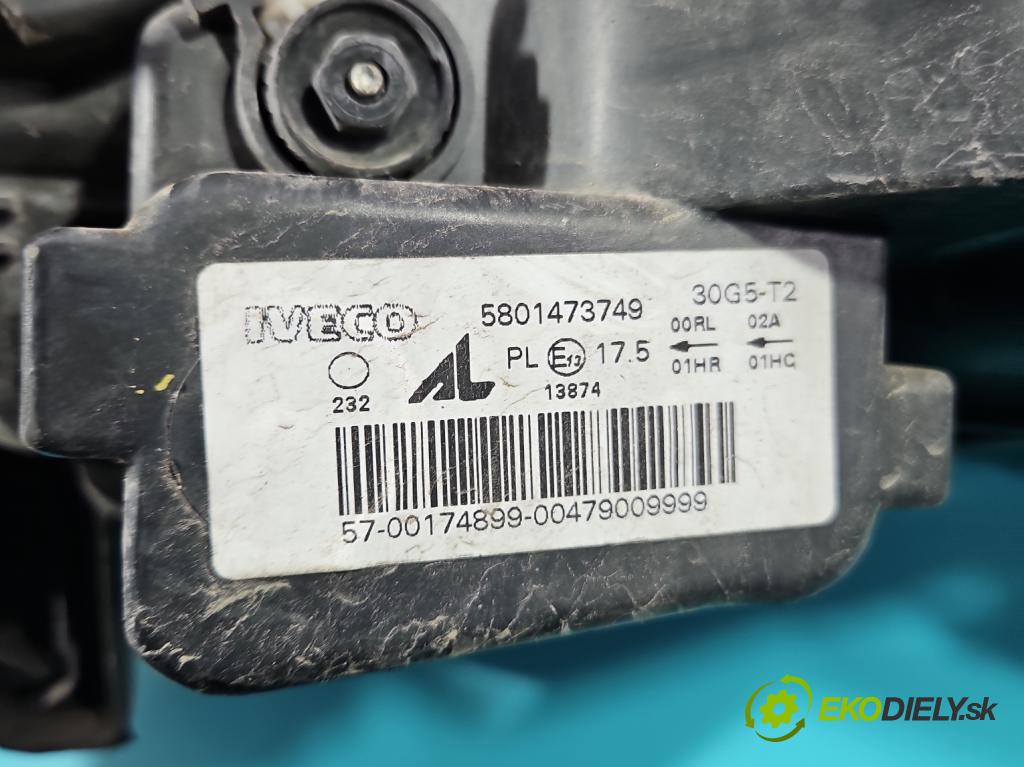 Iveco Daily V 2014- 2.3 HPI 145 HP manual 107 kW 2287 cm3 5- Reflektor: pravý 5801473749 (Pravé)