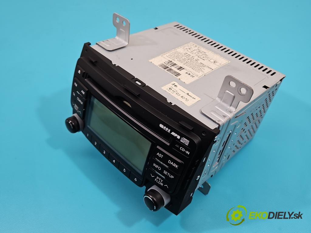 Hyundai I30 I 2007-2012 1.4 16V (G4FA) 109 HP manual 80 kW 1396 cm3 5- Radio originál 96160-2L200