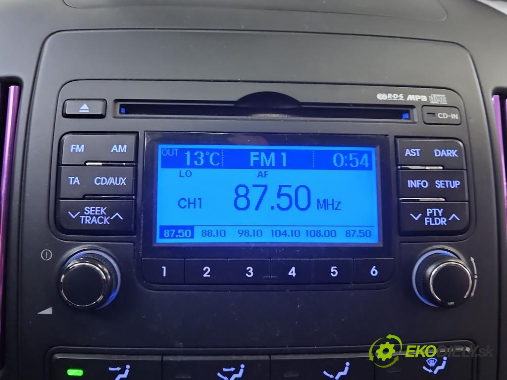 Hyundai I30 I 2007-2012 1.4 16V (G4FA) 109 HP manual 80 kW 1396 cm3 5- Radio originál 96160-2L200