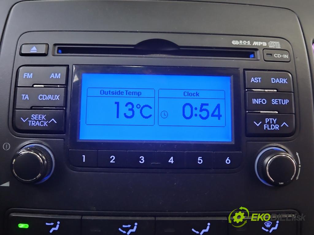 Hyundai I30 I 2007-2012 1.4 16V (G4FA) 109 HP manual 80 kW 1396 cm3 5- Radio originál 96160-2L200