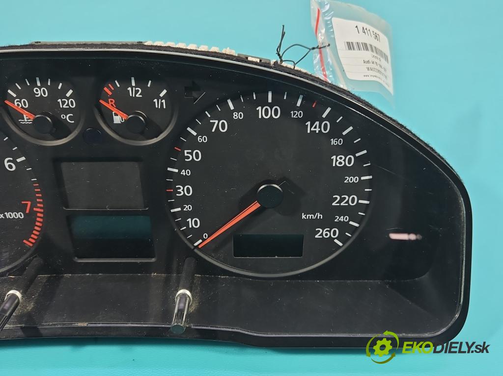 Audi A4 B5 1994-2001 1.6 8V 101 HP manual 74 kW 1595 cm3 5- prístrojovka/ budíky 8D0920900B (Prístrojové dosky, displeje)