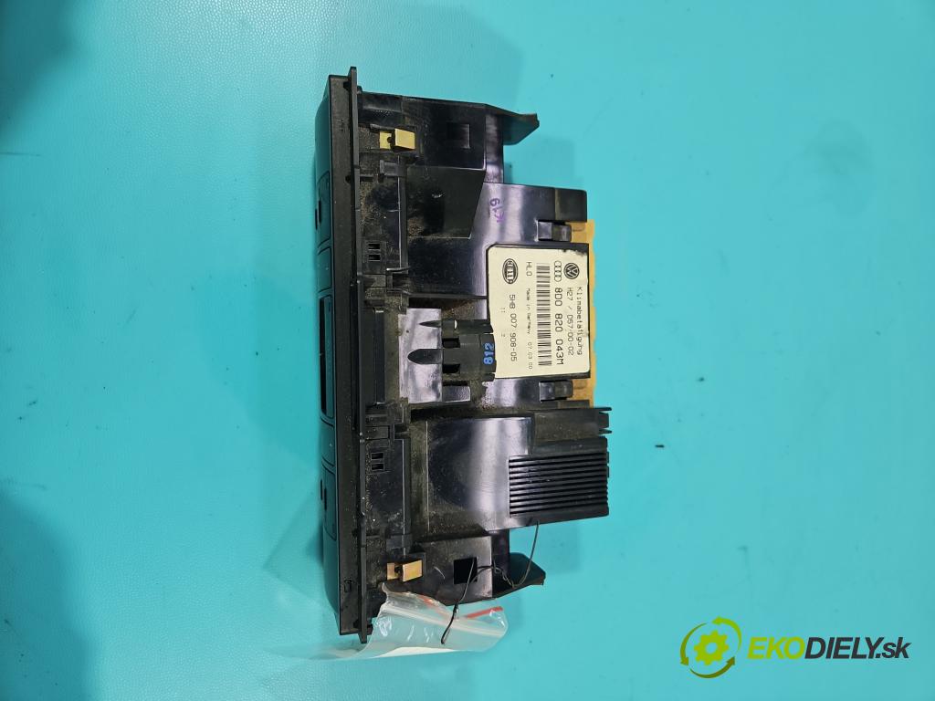 Audi A4 B5 1994-2001 1.6 8V 101 HP manual 74 kW 1595 cm3 5- panel kúrenia 8D0820043M