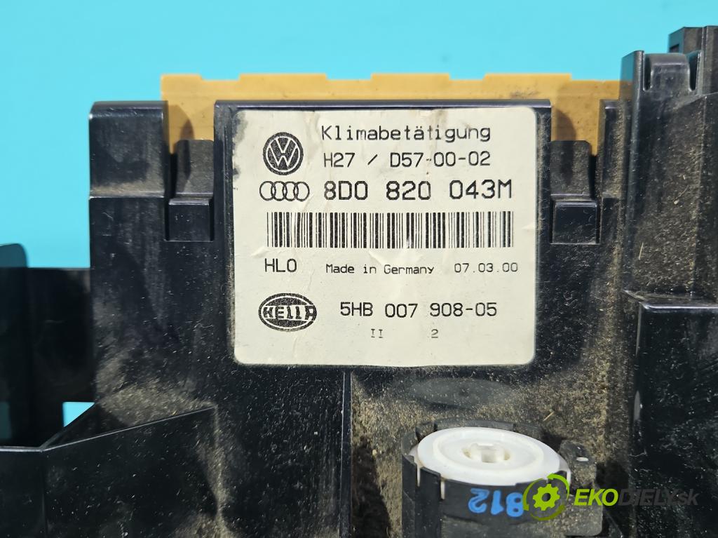 Audi A4 B5 1994-2001 1.6 8V 101 HP manual 74 kW 1595 cm3 5- panel kúrenia 8D0820043M