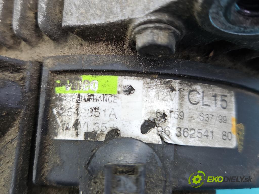 Peugeot 406 2.0 hdi 109 HP manual 80 kW 1997 cm3 5- Alternator 9636254180 (Alternátory)