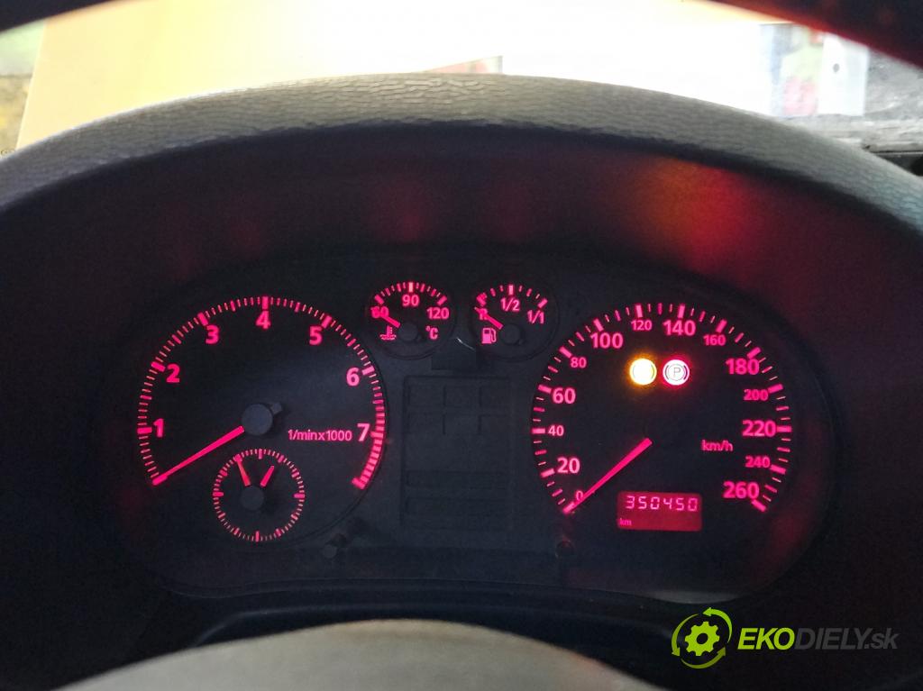 Audi A3 8L 1996-2003 1.6 SR 101 HP manual 74 kW 1595 cm3 3- prístrojovka/ budíky 8L0919860A (Prístrojové dosky, displeje)