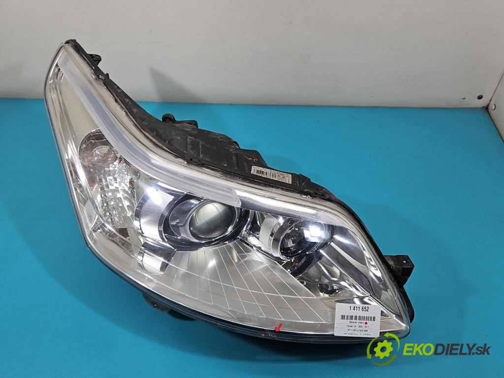 Citroen C4 I 2004-2011 1.6 16V 109 HP manual 80 kW 1587 cm3 5- Reflektor: pravý 9646894280 (Pravé)