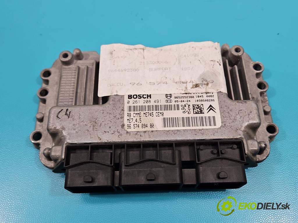 Citroen C4 I 2004-2011 1.6 16V 109 HP manual 80 kW 1587 cm3 5- riadiaca jednotka motora 0261208491