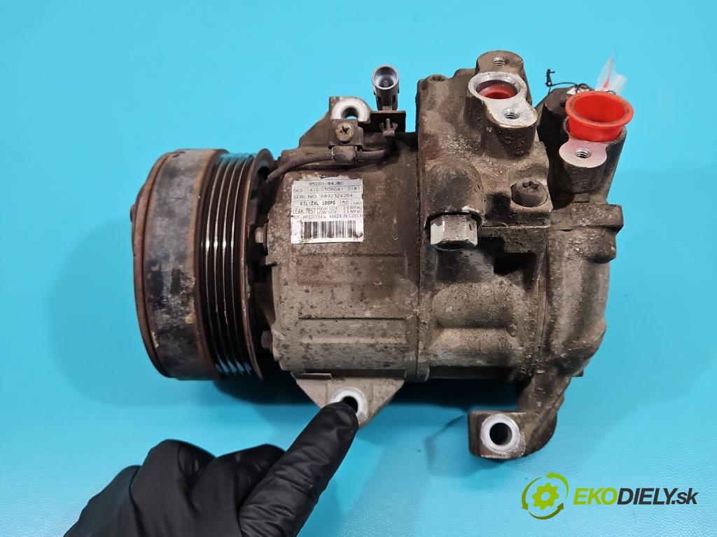 Suzuki Grand Vitara II 2005-2014 2.0 16V 140 HP manual 103 kW 1995 cm3 5- Kompresor: klimatizácie 95201-64JB0 (Kompresory klimatizácie)