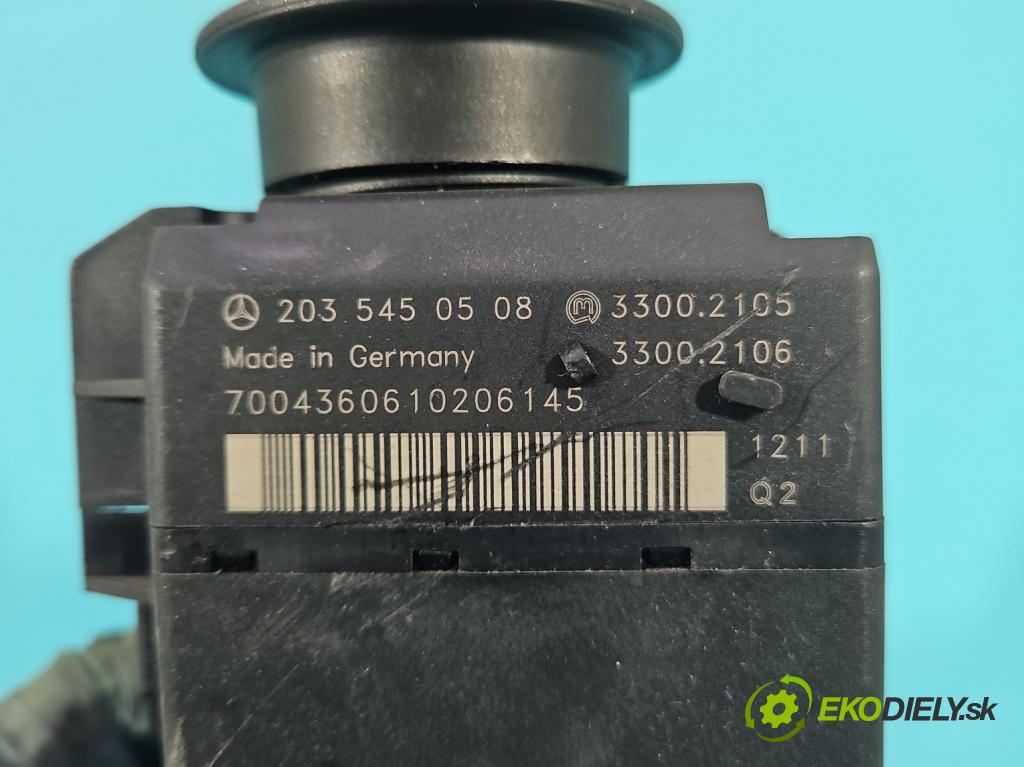 Mercedes C W203 2000-2007 2.0 kompressor 163 HP manual 120 kW 1998 cm3 5- Spínačka 2035450508 (Spínacie skrinky a kľúče)