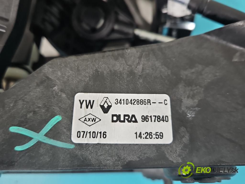 Renault Megane IV 2016-2024 1.2 Tce 132  HP manual 97 kW 1197 cm3 5- Páka: Změny: stupeň,rýchlosť 341042886R (Rýchlostná páka (kulisa))