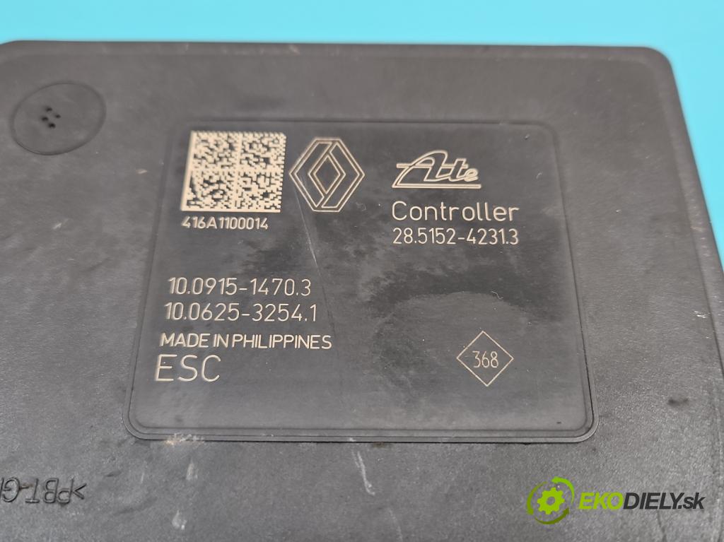 Renault Megane IV 2016-2024 1.2 Tce 132  HP manual 97 kW 1197 cm3 5- čerpadlo abs 476604349R (Pumpy ABS)