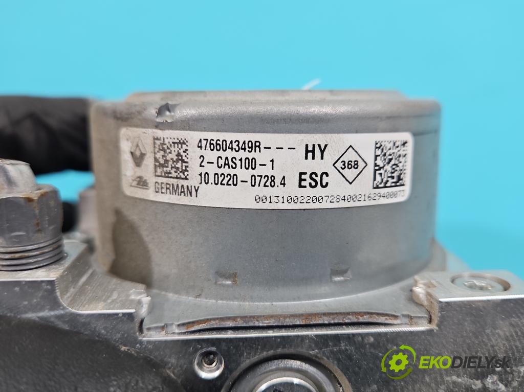Renault Megane IV 2016-2024 1.2 Tce 132  HP manual 97 kW 1197 cm3 5- čerpadlo abs 476604349R (Pumpy ABS)