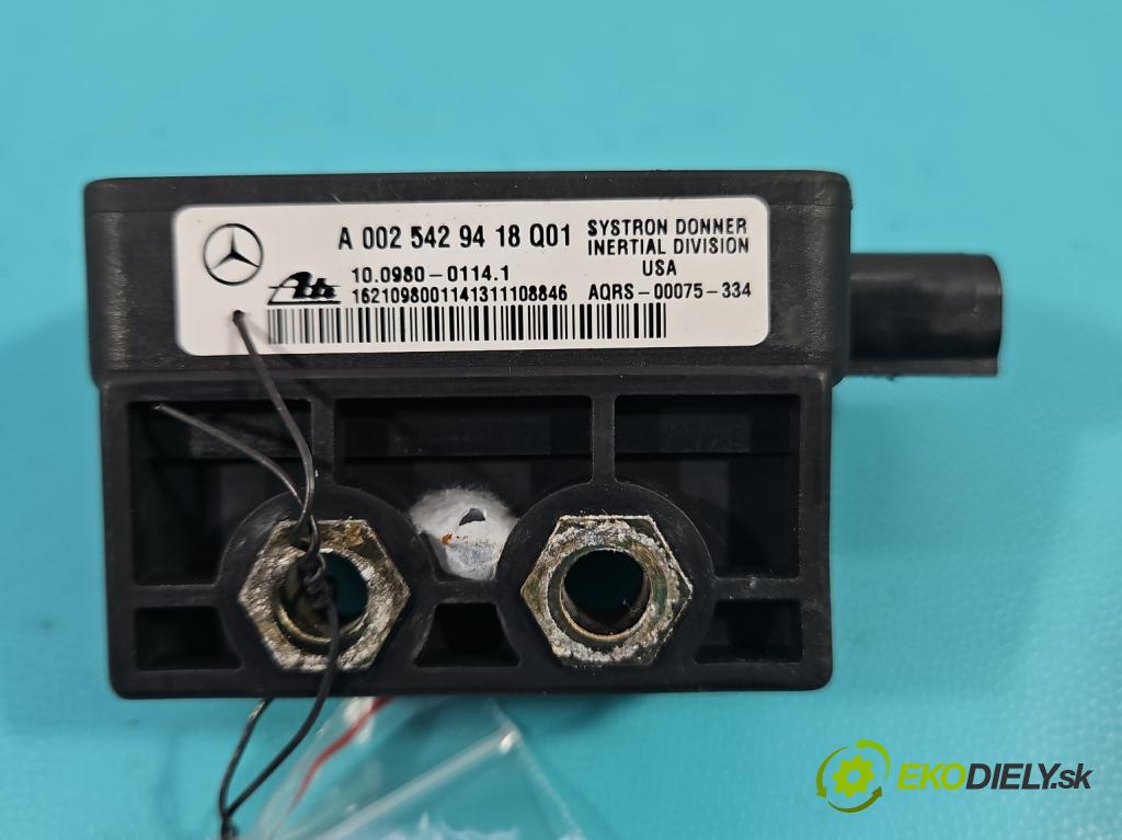Mercedes C W203 2000-2007 2.0 kompressor 163 hp manual 120 kW 1998 cm3 5- snímač ESP A0025429418Q01