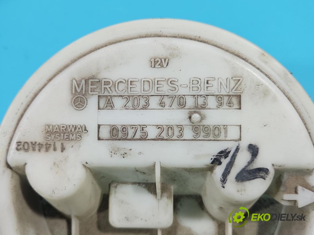Mercedes C W203 2000-2007 2.0 kompressor 163 hp manual 120 kW 1998 cm3 5- čerpadlo paliva A2034701394