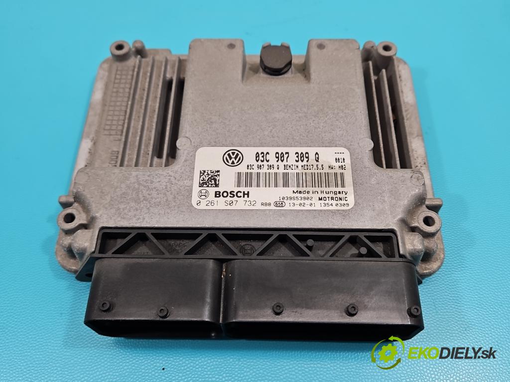 Vw Touran I 2003-2015 1.4 tsi 140 HP manual 103 kW 1390 cm3 5- riadiaca jednotka motora 03C907309Q