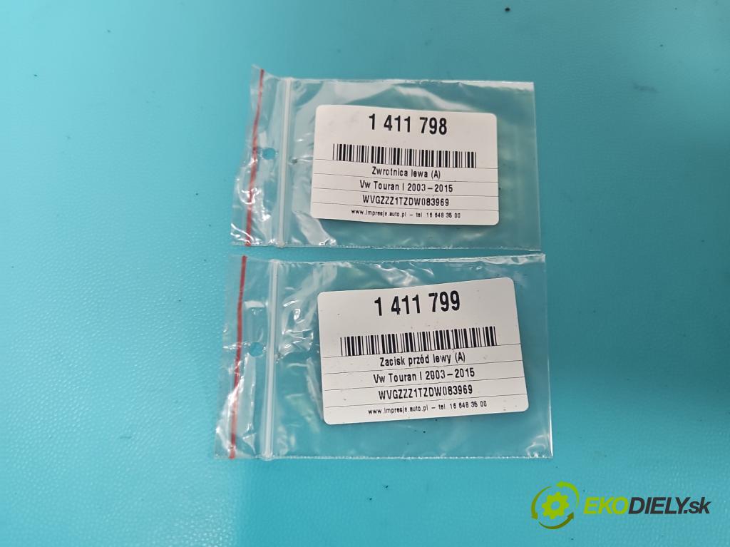 Vw Touran I 2003-2015 1.4 tsi 140 HP manual 103 kW 1390 cm3 5- náboj ľavé  (Náboje)