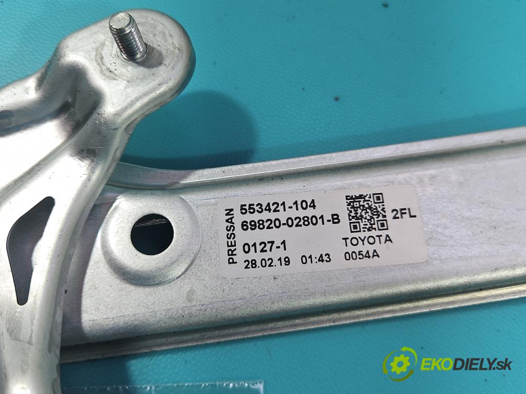 Toyota Corolla E21 2019- 1.6 16V 132 hp manual 97 kW 1598 cm3 4- mechanismus stahování přední levý 553421-104