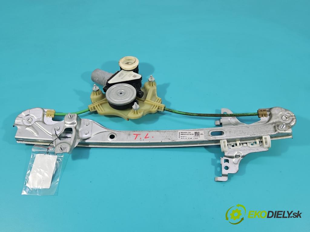 Toyota Corolla E21 2019- 1.6 16V 132 hp manual 97 kW 1598 cm3 4- mechanismus stahování zadní levý 85701-02090