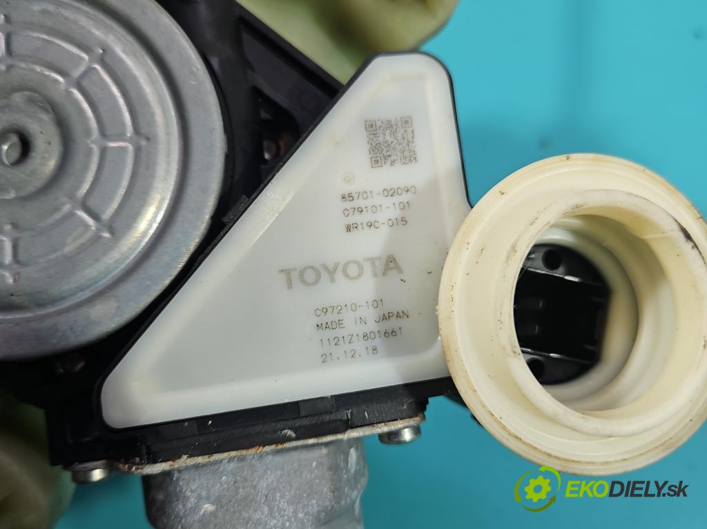Toyota Corolla E21 2019- 1.6 16V 132 hp manual 97 kW 1598 cm3 4- mechanismus stahování zadní pravý 85701-02090