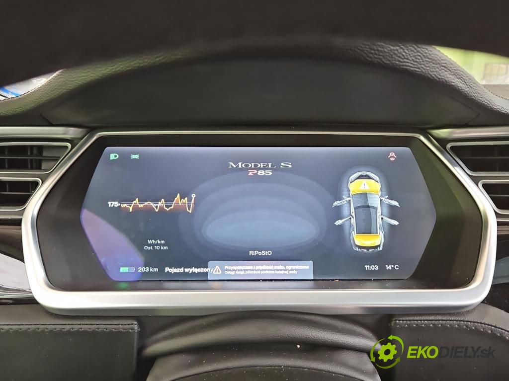 Tesla Model S 0.0b: 367hp automatic 270 kW  5- prístrojovka/ budíky 1004788-00-C (Prístrojové dosky, displeje)