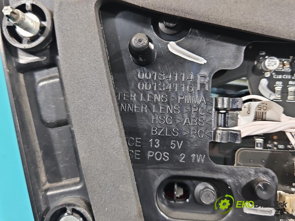 Tesla Model S 0.0b: 367hp automatic 270 kW  5- svetlo / reflektor zadné pravé 6005924-00-D (Kľučka dverí ostatné)