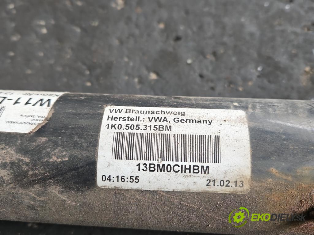Vw Touran I 2003-2015 1.4 tsi 140 hp manual 103 kW 1390 cm3 5- zadní výztuha 1K0505315BM (Výztuhy zadní)