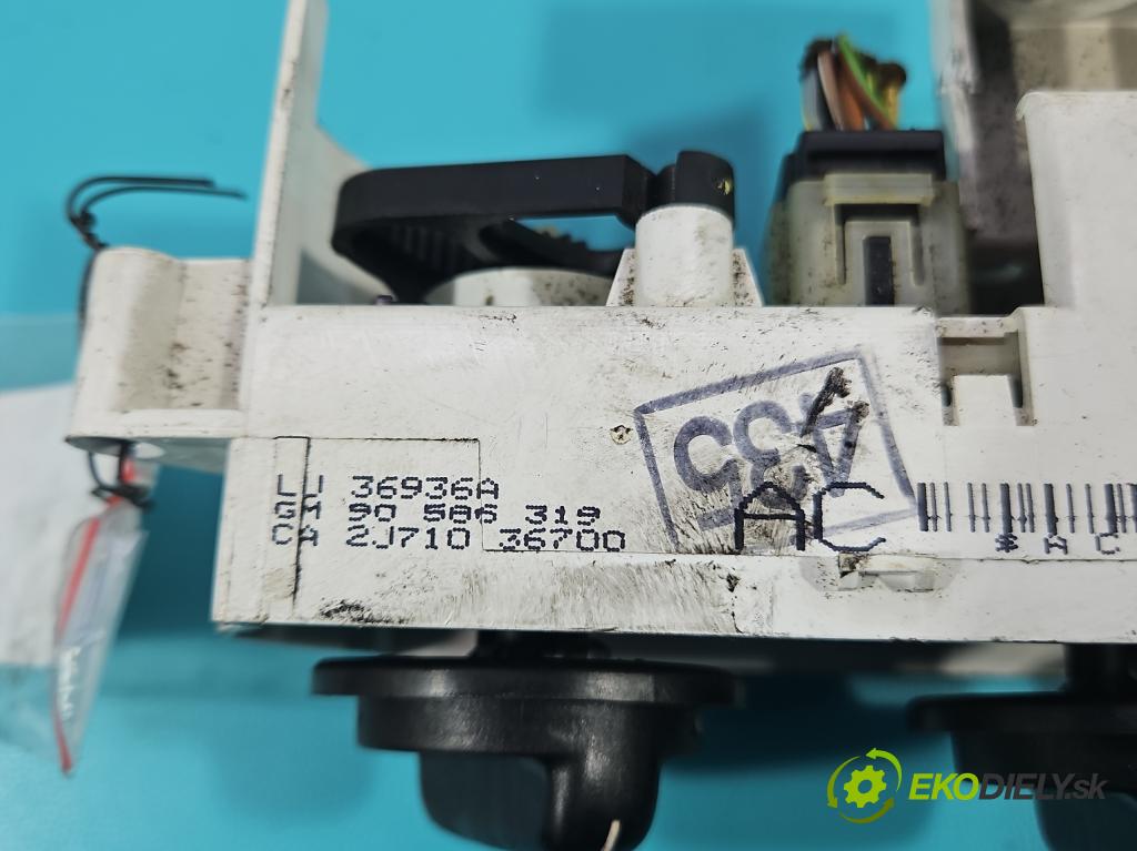 Opel Vectra B 1995-2002 2.0 DTI 101 HP manual 74 kW 1995 cm3 4- panel kúrenia 90586319