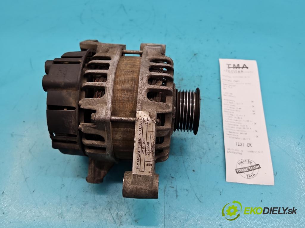 Opel Astra I 1991-2002 1.6 75 HP manual 55 kW 1598 cm3 5- Alternator 2542689C (Alternátory)
