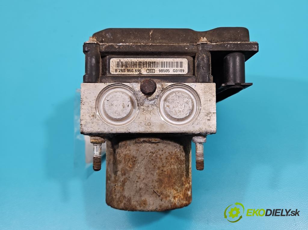 Hyundai I30 I 2007-2012 1.4 16V (G4FA) 109 HP manual 80 kW 1396 cm3 5- čerpadlo abs 0265235333 (Pumpy ABS)