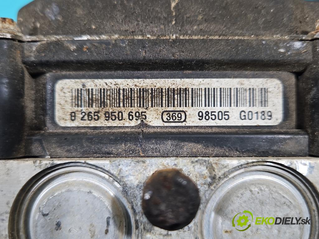 Hyundai I30 I 2007-2012 1.4 16V (G4FA) 109 HP manual 80 kW 1396 cm3 5- čerpadlo abs 0265235333 (Pumpy ABS)