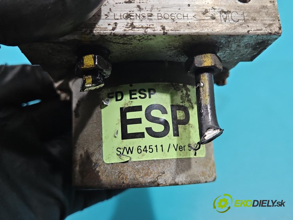 Hyundai I30 I 2007-2012 1.4 16V (G4FA) 109 HP manual 80 kW 1396 cm3 5- čerpadlo abs 0265235333 (Pumpy ABS)