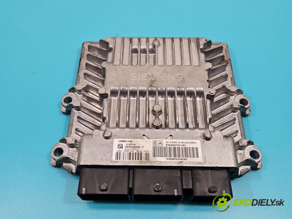 Peugeot 407 2.0 HDI 136 HP manual 100 kW 1997 cm3 5- riadiaca jednotka motora 9660781080