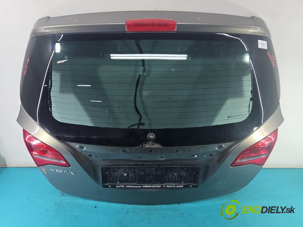 Opel Meriva B 2010-2017 1.4 16v 101 hp manual 74 kW 1398 cm3 5- zadní kufrové dveře  (Zadní kapoty)