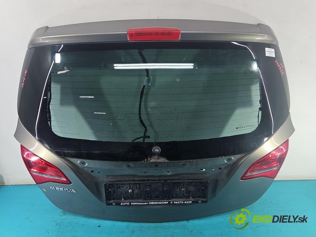 Opel Meriva B 2010-2017 1.4 16v 101 hp manual 74 kW 1398 cm3 5- zadní kufrové dveře  (Zadní kapoty)