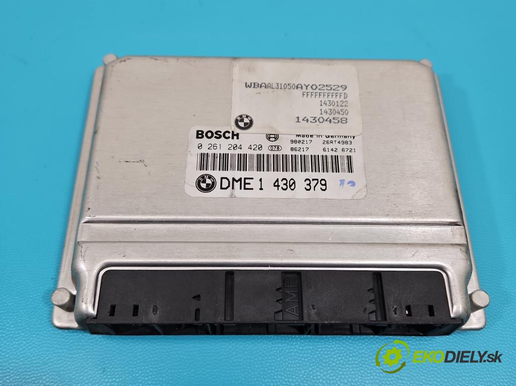 Bmw 3 E46 1998-2007 1.9b: 118 HP manual 87 kW 1895 cm3 4- riadiaca jednotka motora 0261204420
