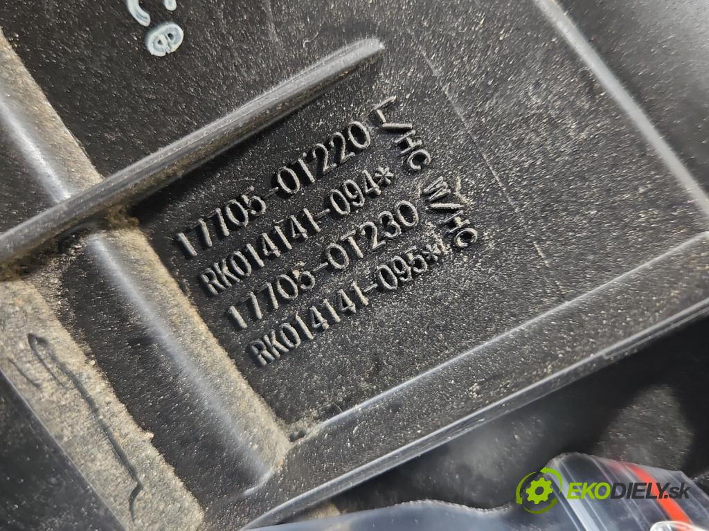 Toyota Corolla E21 2019- 1.6 16V 132  HP manual 97 kW 1598 cm3 4- obal filtra vzduchu 17705-0T220 (Obaly filtrov vzduchu)