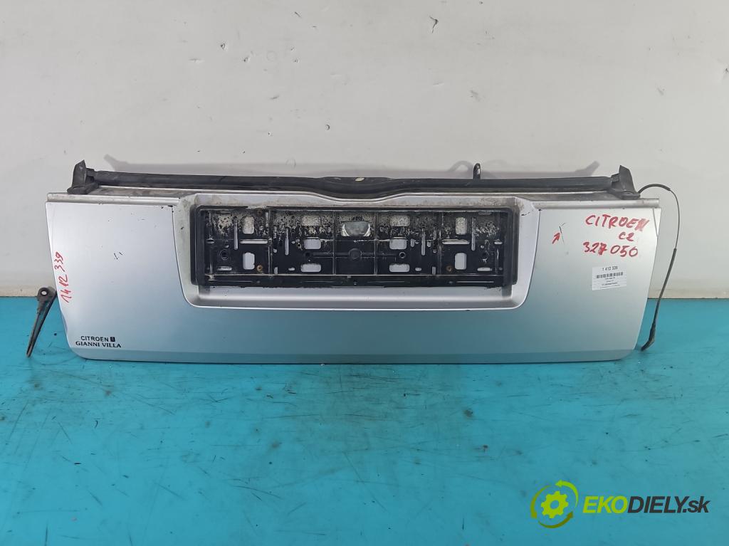 Citroen C2 1.4 HDI 68 hp manual 50 kW 1398 cm3 3- zadní kufrové dveře  (Zadní kapoty)
