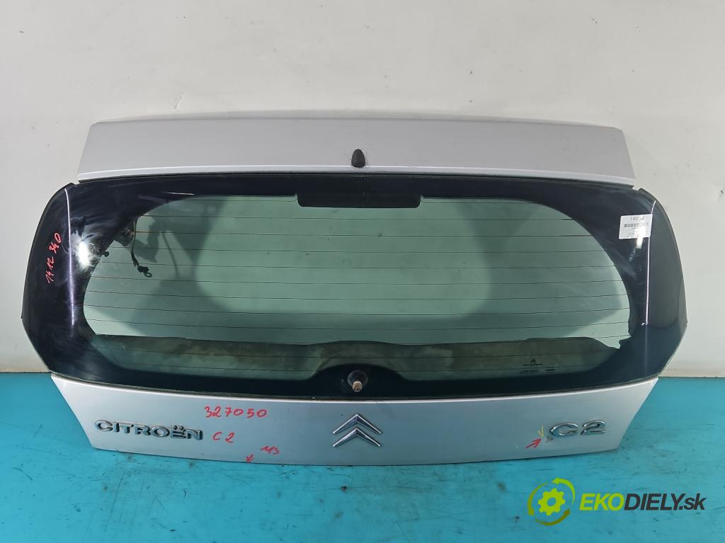 Citroen C2 1.4 HDI 68 hp manual 50 kW 1398 cm3 3- zadní kufrové dveře  (Zadní kapoty)