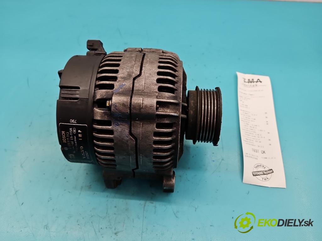 Volvo V70 I 1996-2000 2.5 TDI 140 HP manual 103 kW 2461 cm3 5- Alternator 0123515013 (Alternátory)