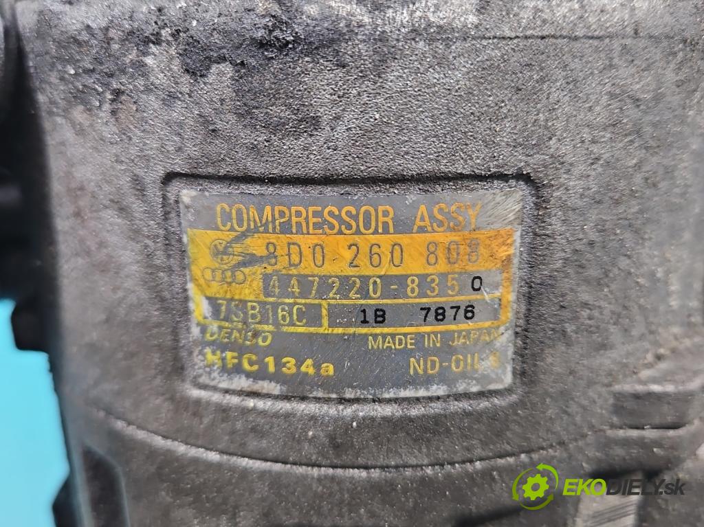 Audi A4 B5 1994-2001 1.6 8V 101 HP manual 74 kW 1595 cm3 5- Kompresor: klimatizácie 8D0260808 (Kompresory klimatizácie)