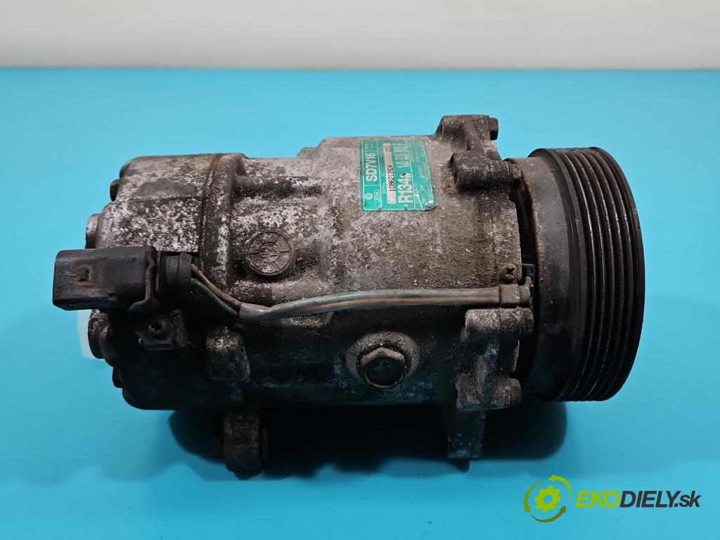 Skoda Octavia I 1996-2010 1.6 SR 101 HP manual 74 kW 1595 cm3 5- Kompresor: klimatizácie 1J0820803F (Kompresory klimatizácie)