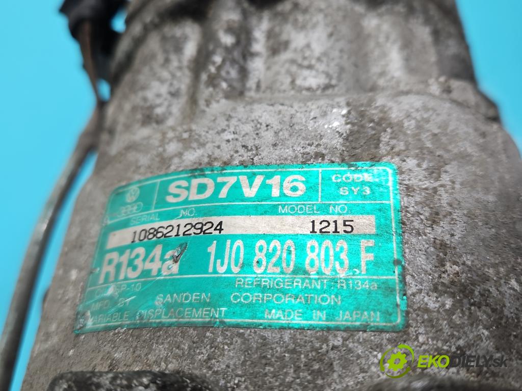 Skoda Octavia I 1996-2010 1.6 SR 101 HP manual 74 kW 1595 cm3 5- Kompresor: klimatizácie 1J0820803F (Kompresory klimatizácie)