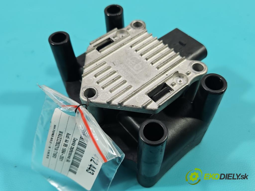 Audi A4 B5 1994-2001 1.6 8V 101 HP manual 74 kW 1595 cm3 5- cievka zapaľovacia  (Zapaľovacie cievky, moduly)